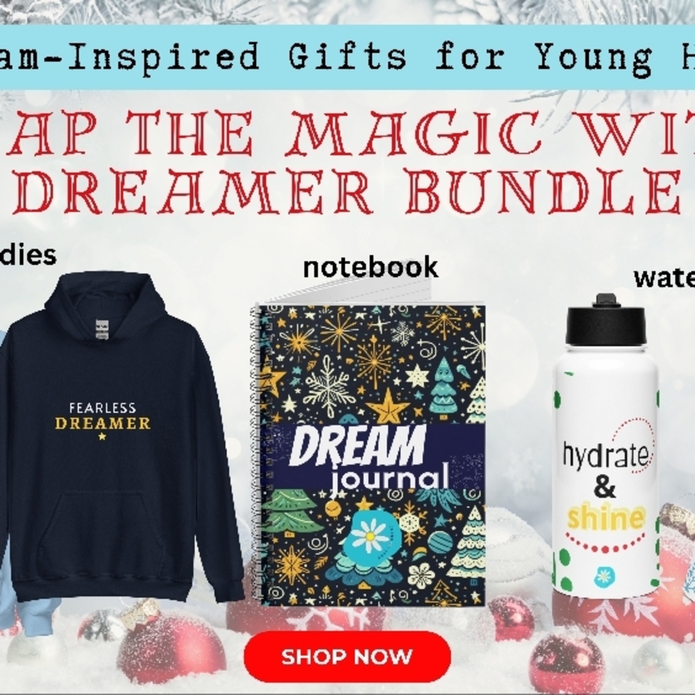 Fearless Dreamer Kids Hoodie - Navy